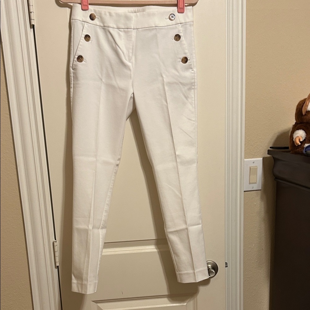 LOFT White Pants skinny size 4
